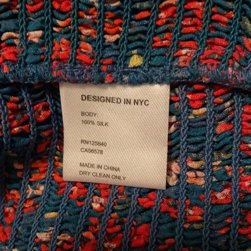 Intermix Alaina Smocked Silk Floral Top - Picture 9 of 9